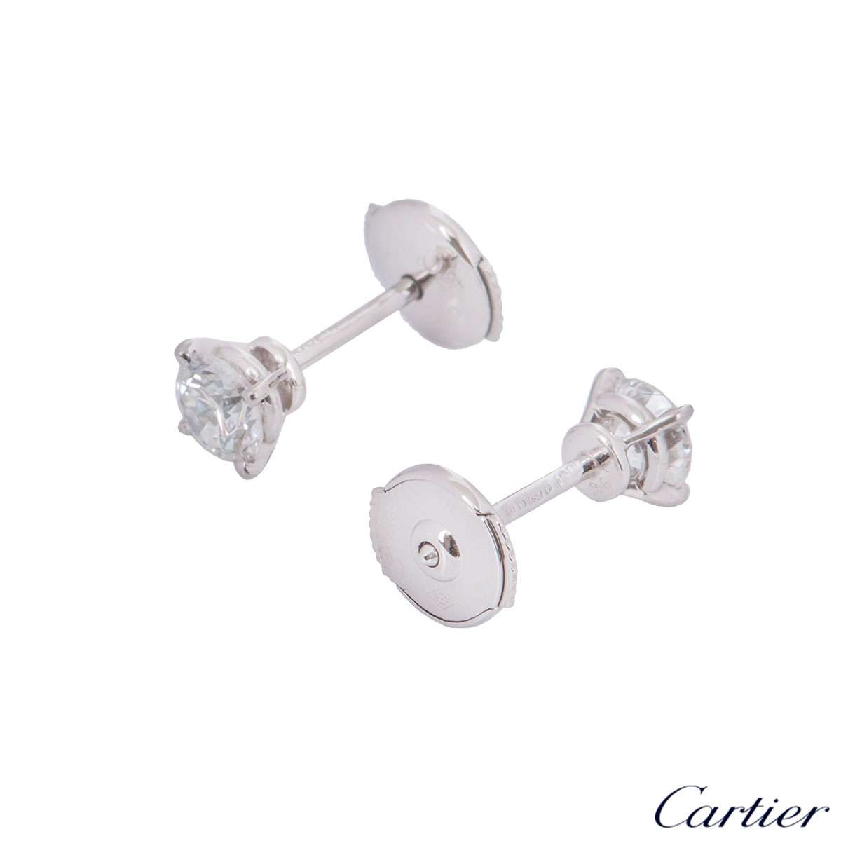 cartier 1895 diamond earrings